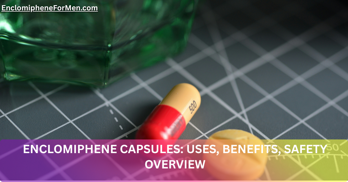 Enclomiphene Capsules: Uses, Benefits, Safety Overview