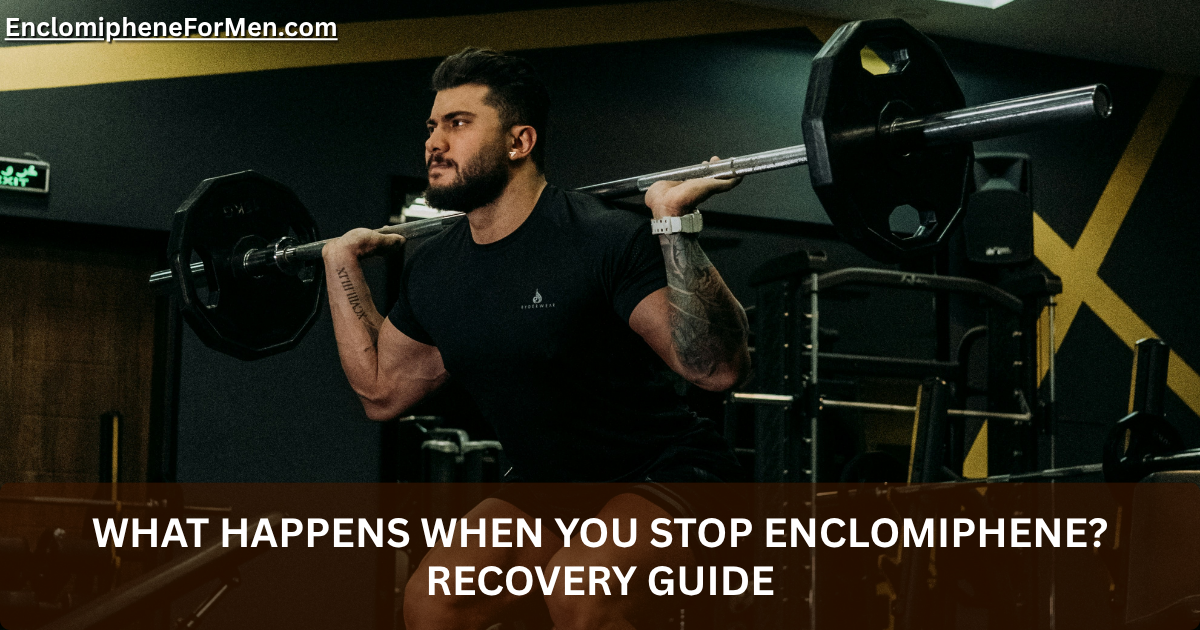What Happens When You Stop Enclomiphene? Recovery Guide