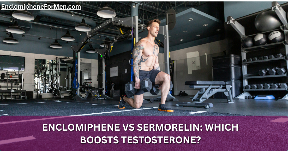 Enclomiphene vs Sermorelin: Which Boosts Testosterone?